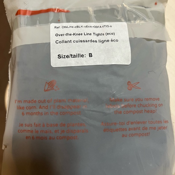 From Rachel over the knee line tights - Picture 3 of 4